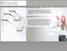 Tablet Screenshot of clicklife.com.mx